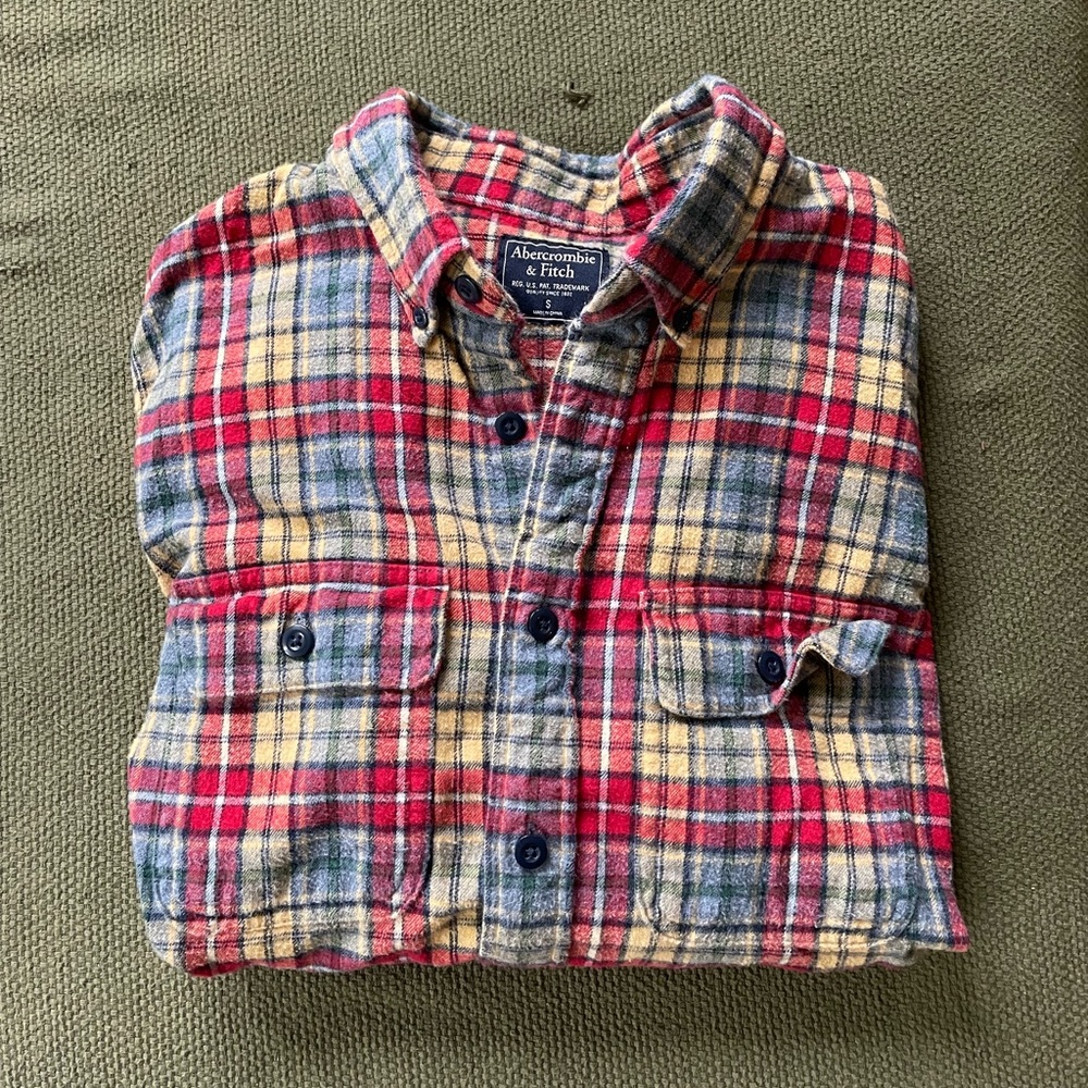 Abercrombie and Fitch plaid flannel